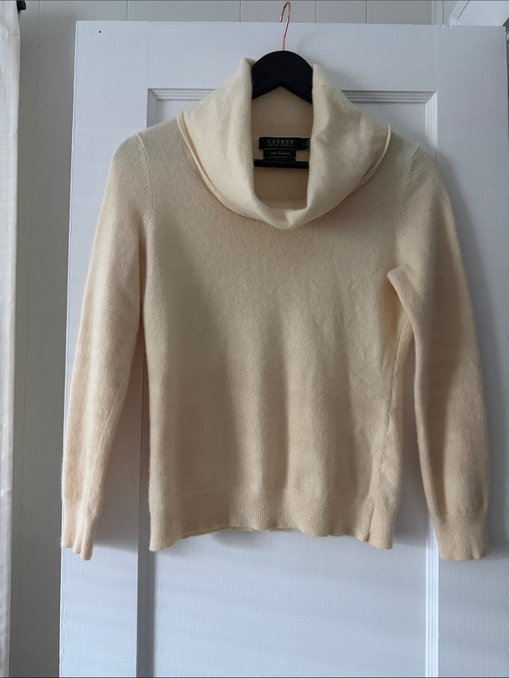 Ralph Lauren Cashmere Cowl Neck Sweater